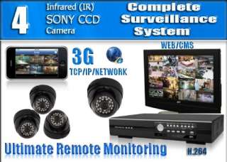 ch channel cctv dvr Security Camera System sony ccd  