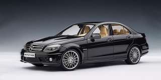   Benz C63 AMG Black 118 Diecast AUTOART NIB with leather seats