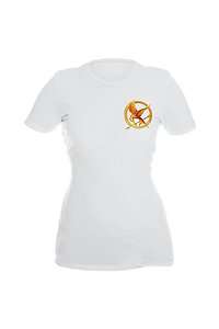 The Hunger Games Mockingjay Pin Girls T Shirt  