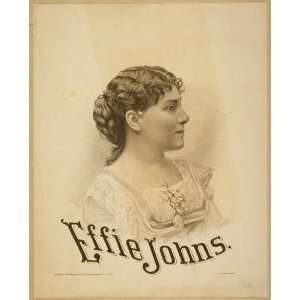  Poster Effie Johns 1879