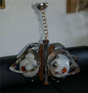 MID CENTURY HOLLYWOOD REGENCY MAZZEGA MURANO GLASS LAMP  