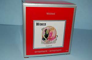 Carlton 2011 Wizard of OZ WICKED Ornament musical witch Dorothy  