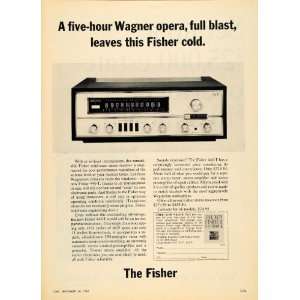  1965 Ad Fisher Radio 440 T Stereo FM Multiplex Tuner 