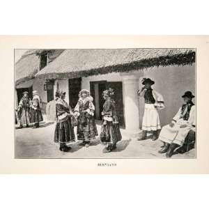  1903 Print Servians Serbians Hungary Magyar Ethnic 