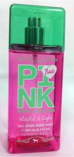 VICTORIAS SECRET PINK WITH A SPLASH ALL OVER BODY MIST ~BLISSFUL 