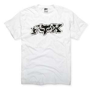  Fox Racing Up Against T Shirt   X Large/White Automotive