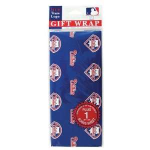   Phillies MLB Flat Gift Wrap (20x30 Sheets)