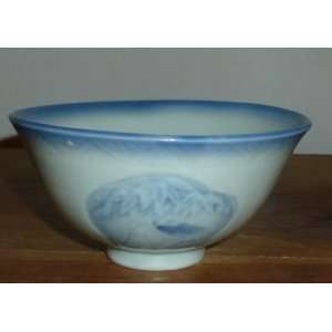  Blue & White Asian Design Bowl 