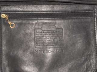 Coach 4143 Vintage Small Black Leather Hobo Shoulder Bag Purse US MADE 