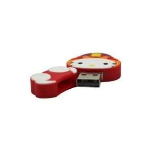    8GB Unique Cat Shaped Cartoon USB Flash Drive Red Electronics