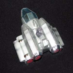  Pack of 8 Noble Gems Blown Glass Aeronautic Spaceship 