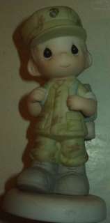 PRECIOUS MOMENTS SOLDIER I AM PROUD TO BE AN AMERICAN ENESCO 1999 US 