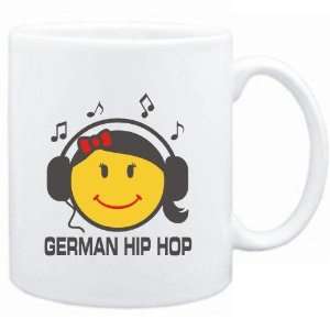  Mug White  German Hip Hop   female smiley  Music Sports 