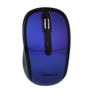 ASleek Blue Wireless Notebook Laptop Mouse 2.4G  