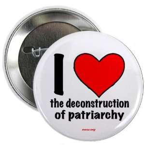  Deconstruction of Patriarchy 2.25quot; Button College 2.25 