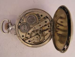 Antique 1900 Swiss Silver Pocket Watch Not Working  Price 