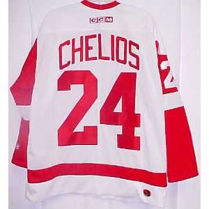  Detroit Red Wings Chris Chelios CCM Replica Jersey Size 