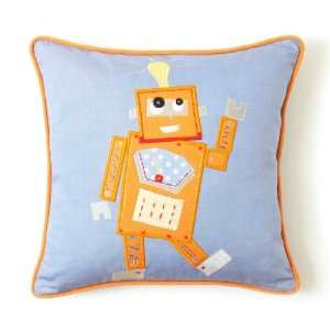  Orange Robot Tooth Fariy Pillow