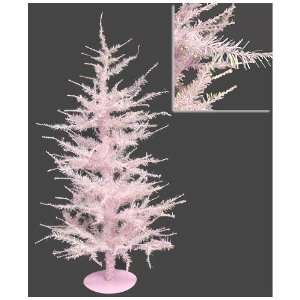  Whimsical Pink Laser Artificial Christmas Tree 18
