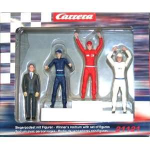  1/32nd Scale Winners Podium with Figures. CAR21121 Toys 
