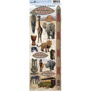   House Travel Cardstock Stickers, African Safari Arts, Crafts & Sewing