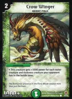 MEGA # 50 Crow Winger (C) DuelMasters Card ENGLISH  