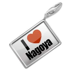 FotoCharms I Love Nagoya  Japan, Asia   Charm with Lobster Clasp 