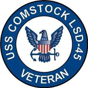  US Navy USS Comstock LSD 45 Ship Veteran Decal Sticker 3.8 