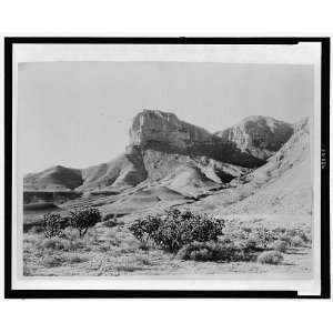  Signal Mountain,Guadalupe Mountains,N.M. & TX,c1927,rock 