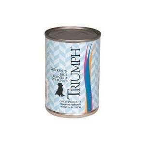  12PK TRIUMPH CANNED PUPPY FOOD, Color CHICKEN/RICE; Size 