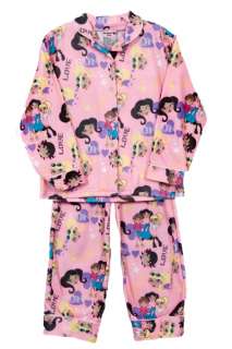 Toddler Girls 2T 3T 4T 2 pc pink flannel pajamas  