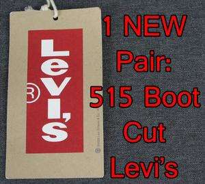 NWT LEVIS 515 Boot Cut Mid Rise Jeans Sz 8 MEDIUM  