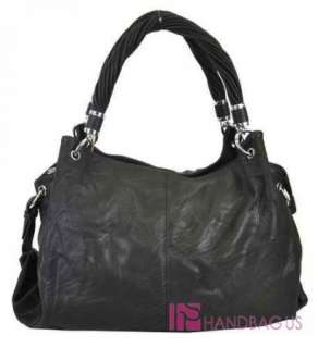 Designer Inspired SOFT PADDED Twist Strap 2 Way Hobo Purse Handbag 
