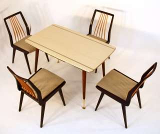 50s 60s dining table formica height adj. 50er Tisch  