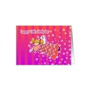  13 years old Angel or Fairy Magic Happy Birthday Card Card 