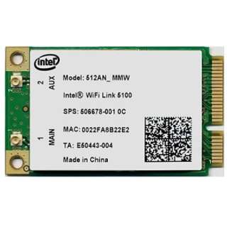 Intel 512AN MMW 5100 N WLAN WIreless WIFI mini pci Card  