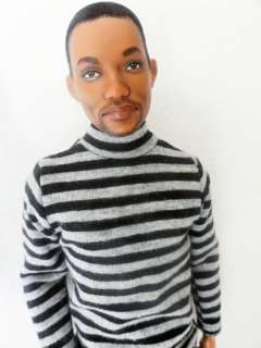 Ken Basics repaint OOAK  Will Smith  w/two different shirts   5 day 