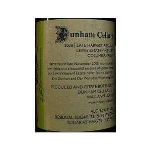  2008 Dunham Late Harvest Riesling 750ml Grocery & Gourmet 