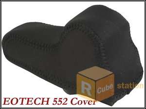 Black Tactical Scope Cover for 552 Green Red Dot Sight  