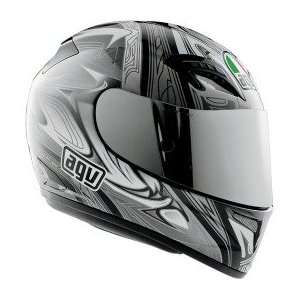  AGV T 2 Black/Gunmetal Full Face Helmet (3XL) Automotive