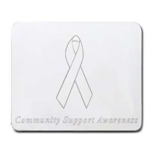  Community Support Awareness Ribbon Mouse Pad Office 