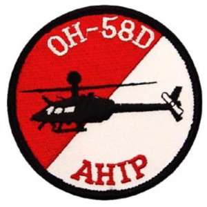  OH 58D AHIP Kiowa Helicopter Patch Red & Black 3 Patio 