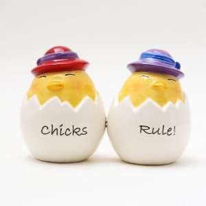   Rule Ceramic Magnetic Salt and Pepper Shakers Collection Set Home
