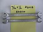 EASCO 9/16 x 1/2 FLARE NUT 6 POINT WRENCH #60118 NEW MADE IN USA