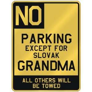   FOR SLOVAK GRANDMA  PARKING SIGN COUNTRY SLOVAKIA