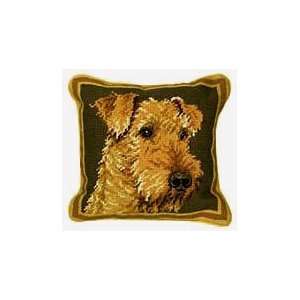  Airedale Puppy Small Pillow 