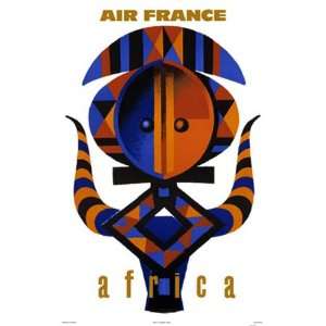  Africa, Air France Poster