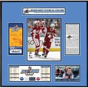 Marc Savard and Eric Staal 2008 NHL All Star Game Ticket Frame with 