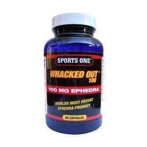  Sports One Whacked Out 100, 60 capsule Bottle Health 