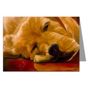   Redford the Golden Retriever and Jimmy Notecard Set